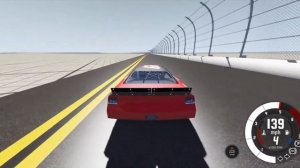 Very bad recreation of Carl Edwards' 2009 Talladega crash