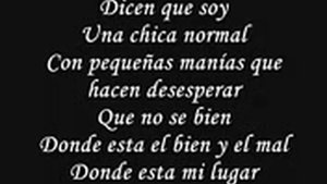Cancion: Y esta soy yo