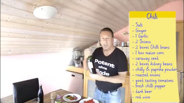 Chili sin carne (english) vegetarian Chilli Chris Hilton potente Gesundheitsküche смотреть онлайн