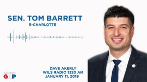 Sen. Barrett joins Dave Akerly on WILS Radio 1320 AM