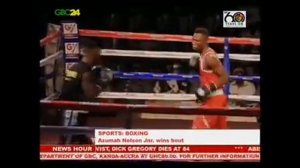 Azumah Nelson’s son wins Lightweight contest