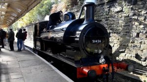 Saddle Tank 51456 working around Bury Station