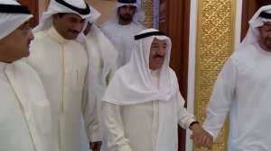 Kuwait Late Emir Sheikh Sabah  Meet Sheikh Mohammed Bin Rashid Al Maktoum At Dubai  Throwback