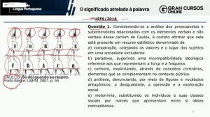 Semana de Língua Portuguesa - Sinonímia e antonímia - Diogo Alves e Márcio Wesley