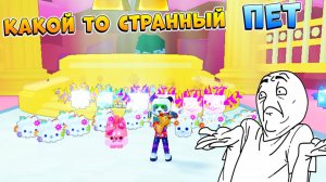 ИСТОРИЯ ПЕТОВ #4 какой то СТРАННЫЙ ПИТОМЕЦ😺Roblox Pet Simulator 99✨