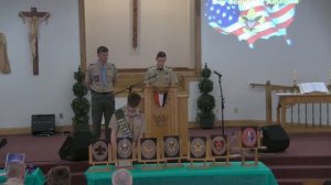 Kruz Soltis Eagle Scout Ceremony @ Zion's Hill Baptist Church