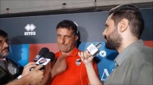 Mister Giovanni Ferrero presentazione squadra al Massimino 13/09/2022