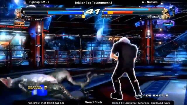Pub Brawl 2 - TTT2 Grand Finals - FightingGM (Lee/Violet) vs Naclam (Roger/Alex) смотреть онлайн