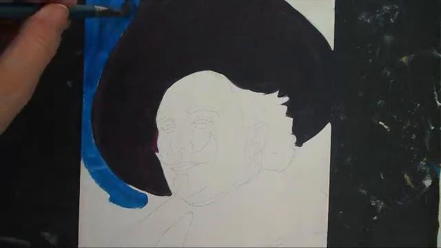 Preparing to Paint the Laughing Cavalier after Frans Hals: Acrylic Underglaze for Oil Painting