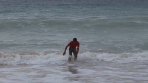 Sonny Boy wins the Algarve International Skimboard Championship in Lagos, Portugal