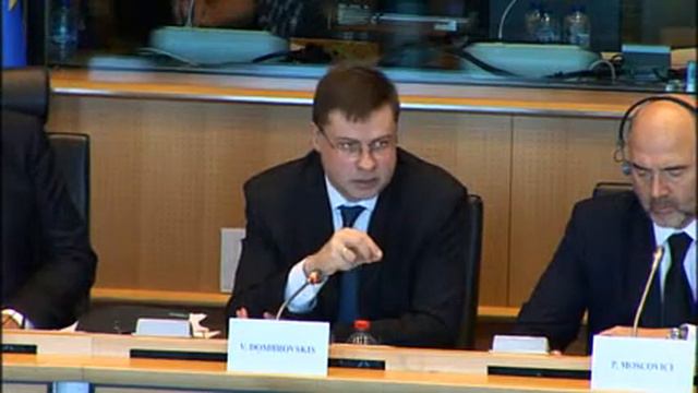 Alfred Sant / Dombrovskis at Committee on Economic and Monetary Affairs смотреть онлайн