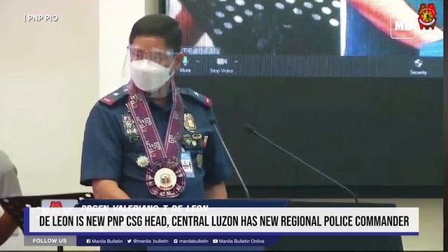 De Leon is new PNP CSG head, Central Luzon has new regional police commander