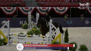 Grace Baranowski USHJA jump seat medal finals gymnastics