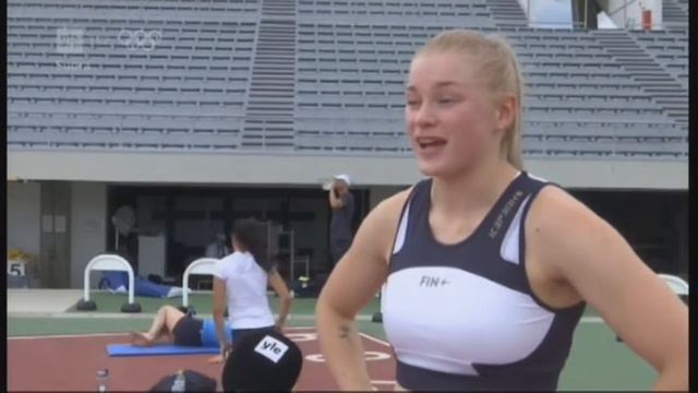 Olympiakisat Tokio 2021 Seiväshyppääjä Wilma Murto valmistautumisleirillä