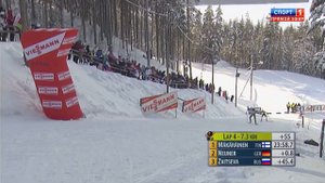 БИАТЛОН. КМ 2011-12. Контиолахти (Финляндия). Женщины. Гонка пресл 10 км. Спорт 1. 12.02.2012. 1080