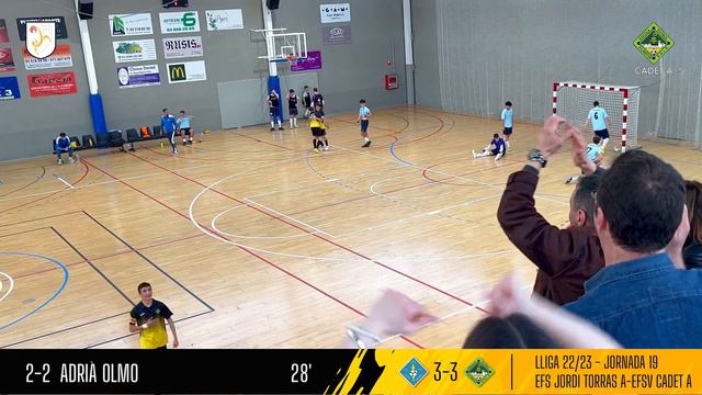 2023-04-01 [J19] EFS Jordi Torras A-EFSV Cadet A (3-3) смотреть онлайн