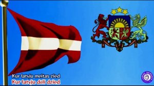 Latvijas Republikas valsts himna "Dievs, svētī Latviju!" vocal / The national anthem of Latvia