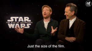 "I started crying," Richard E Grant and Domhnall Gleeson on Star Wars