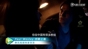 Paul Wesley - Shanghai Pudong Airport 2013/3/11-HD 720P