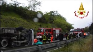 Automezzo ribaltato a Busso, muore un uomo