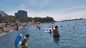 Анапа 22 сентября или 42 августа? ☀️Море +25🌊Пляж Большой Утриш битком 🏖️