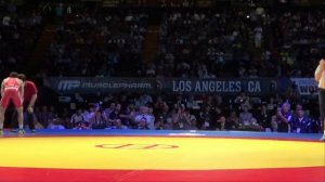 74 KG Jordan Burroughs USA vs Ezzatollah Akbari Zarinkolaei Iran