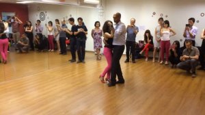 Kizomba Basic Steps 15 May 2015 - Flavian n Suzana @ the Studio Singapore