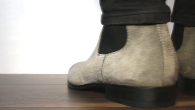 Grey Suede Chelsea Boots | Italian made by Thomas Bird смотреть онлайн