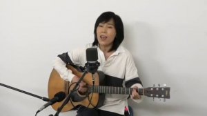 『タッチ』岩崎良美 (cover)【女性弾き語り＆ベース〜デュオ〜】朝比奈夕生子(歌&アコギ) 　Nack.J(ベース)  ヤマハFG-110赤ラベル (1968年製)  グラスルーツベース