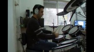 drumset lesson by yaron rozenberg - lesson no.1 dance on a volcano part 2 of 2