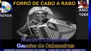 Forró de Cabo A Rabo - Luiz Gonzaga - karaoke