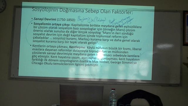 Sosyoloji Dersi 2. hafta: Sosyolojinin Doğuşu: Toplumsal düzen arayışı смотреть онлайн