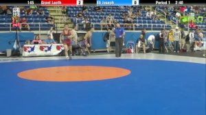 Junior 145 - Grant Leeth (Missouri) vs. Eli Joseph (Michigan)