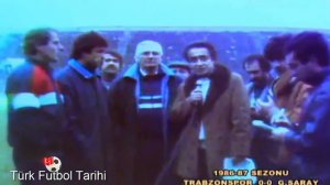1986 1987 Trabzonspor Galatasaray SUPER BİR DERBİ DAHA 20.Hafta Maçı