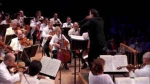 Andris Nelsons leading the BSO in Ravel's La Valse during Tanglewood's 75th anniversary celebration