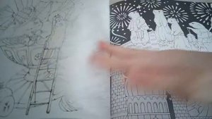 Обзор на раскраску от Kanoko Egusa "Menuet de bonheur"