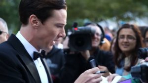 The Fifth Estate: Benedict Cumberbatch (TIFF Red Carpet) | ScreenSlam