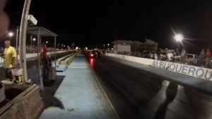 Charlotte Schmidt's pro mod 57 nomad at abq dragway