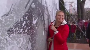 Maria Sharapova Reopens Childhood Tennis Court in Sochi