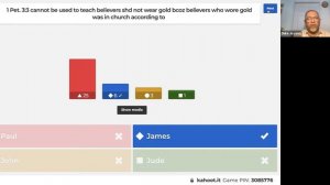 Eager Peter Devourer Kahoot Bible Quiz - Dr. Duke Jeyaraj - 1 & 2 Peter Kahoot Quiz