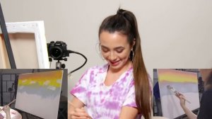 Following a Bob Ross Tutorial with Only Audio - Merrell Twins - (not ASMR)