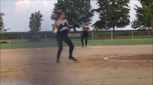 Avery's Softball game vs. West Marshall and Roland Story