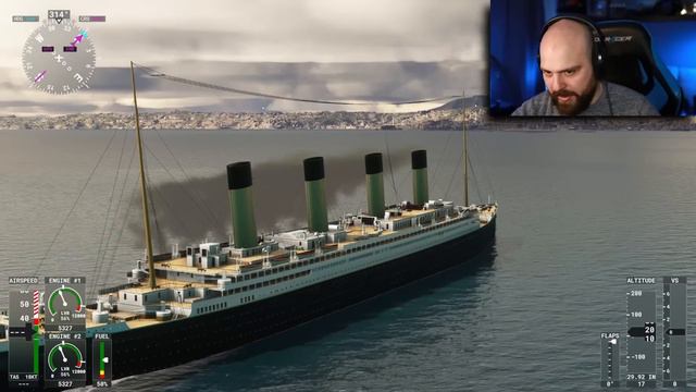 il TITANIC su Microsoft Flight Simulator смотреть онлайн