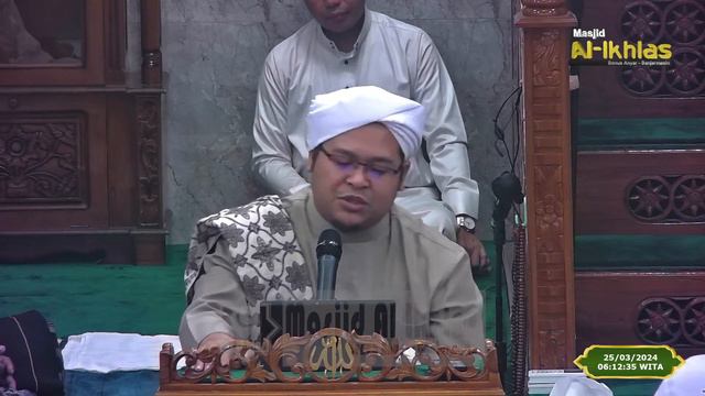 Pengajian rutin Ramadhan ba'da Subuh oleh ustadz H. Ilham Humaidi,  25 Maret 2024