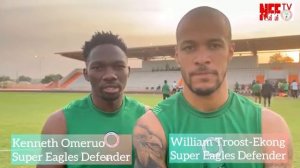 Williams Troost Ekong & Kenneth Omeruo Ready to do it again!