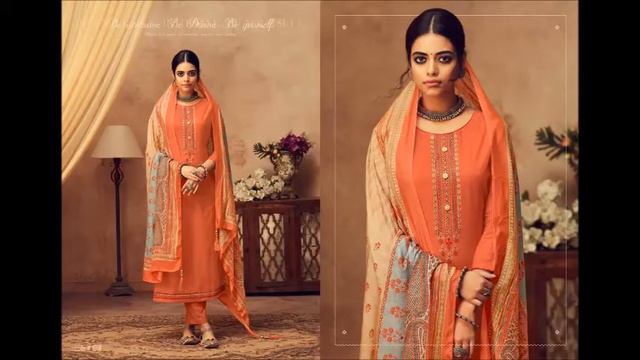 KARACHI PRINTS ELENA PURE JAM SLAB SATIN PRINT SUITS смотреть онлайн