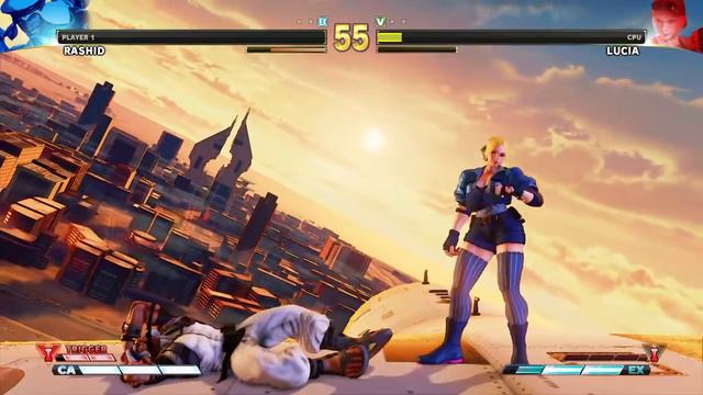 STREET FIGHTER V Rashid vs Lucia смотреть онлайн