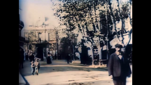 Biarritz--un rue, Lumière no. 1218, [1900] ( Rossov Remastering) смотреть онлайн