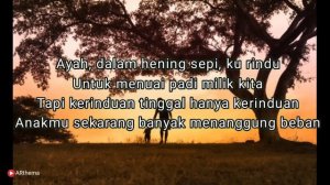 Lirik Titip rindu buat ayah - Ebiet G. Ade || Vocal pria