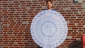 Скатерть крючком. Четвёртая часть.